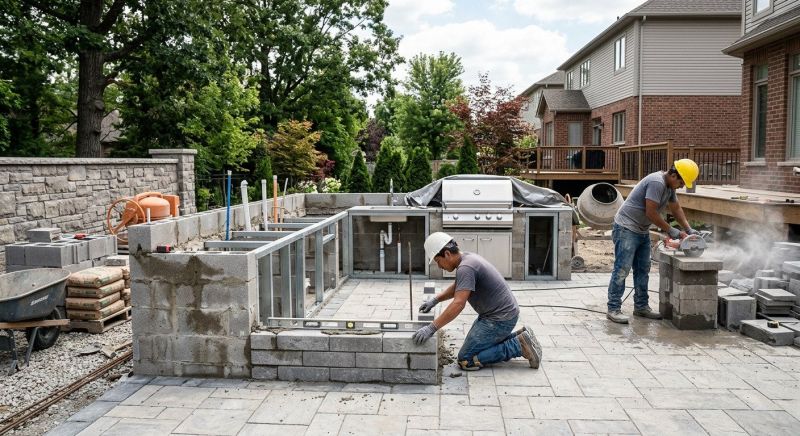 Outdoor Kitchen Installation in Charleston, SC
